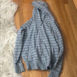 large grey lululemon male sweatshirt